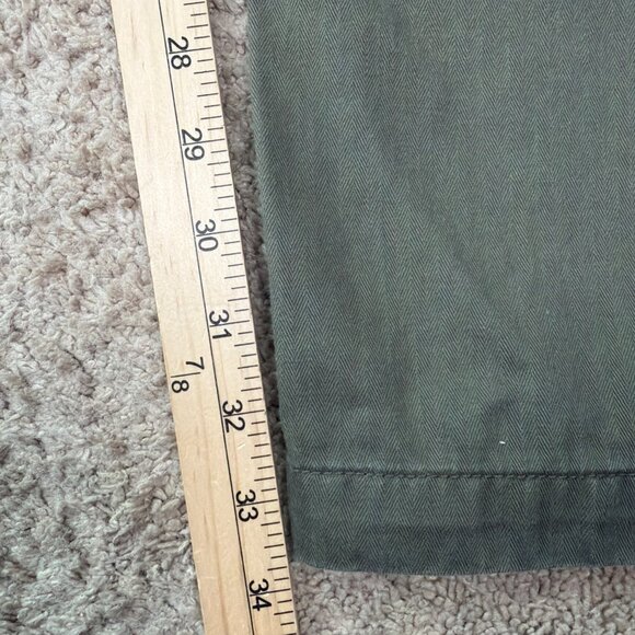Taylor Stitch Pants Mens 33 Green Button Fly Classic Handmade in California Prep - Picture 6 of 10